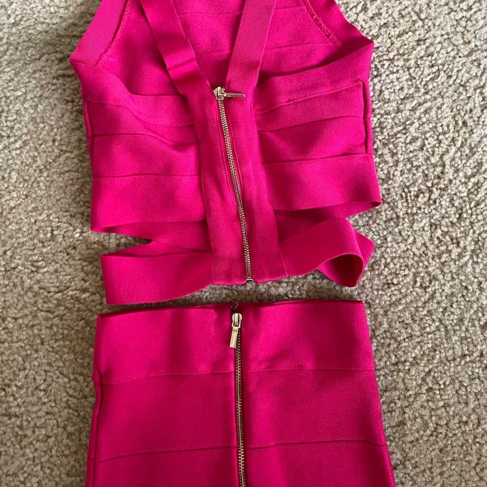 Pink two piece set